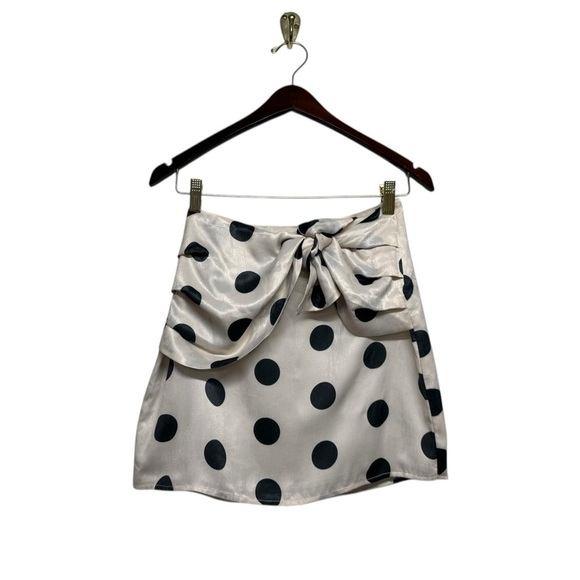 NWOT HOUSE OF HARLOW 1960 X REVOLVE Nicholas Skirt Dot Print S - Picture 6 of 10